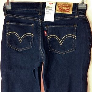 Levi’s Super Skinny Dark Denim Jeans